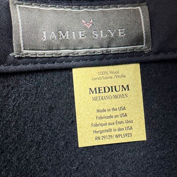 Jamie Slye The Finn Wool Felt Stiff Brim Hat Fedora Black Medium main image 7